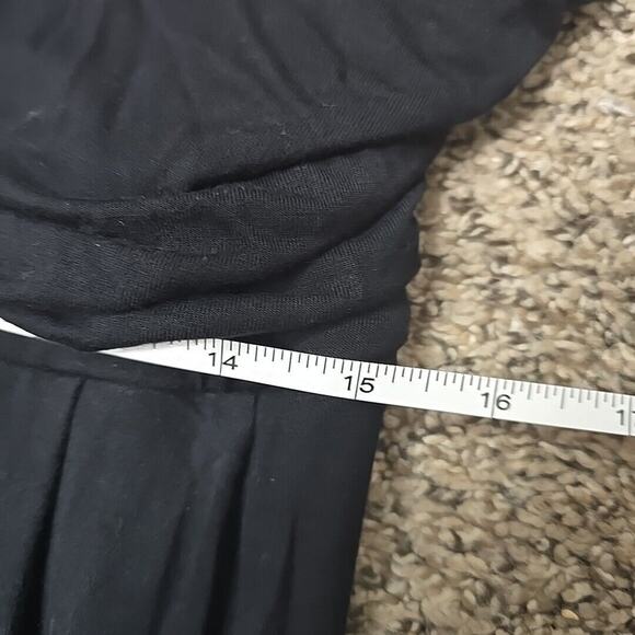 Lane Bryant Womens Black Maxi Dress Plus Size 18/20 Removable Straps Sleeveless‎ - Picture 6 of 11